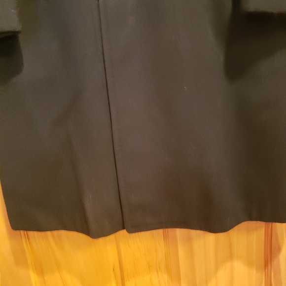 Vintage Cashmere Black Long Duster Coat Unisex - Picture 4 of 11